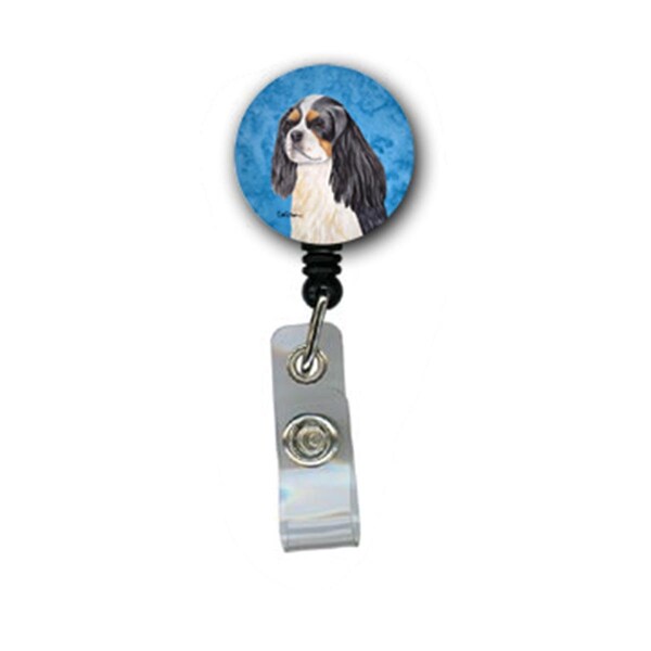 Teacher&Aposs Aid Cavalier Spaniel Retractable Badge Reel Or Id Holder With Clip TE2904478 - main